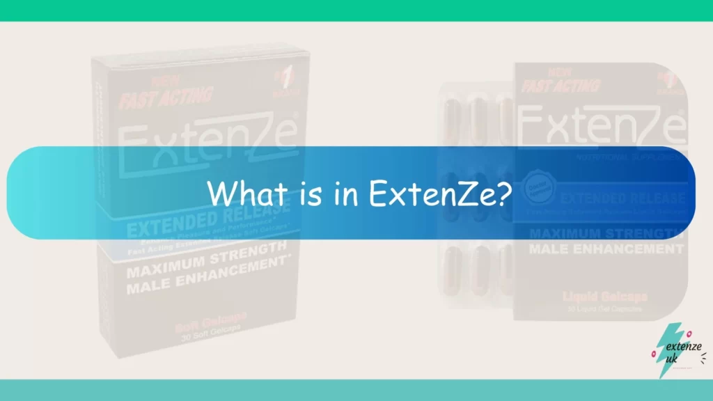 ExtenZe Ingredients